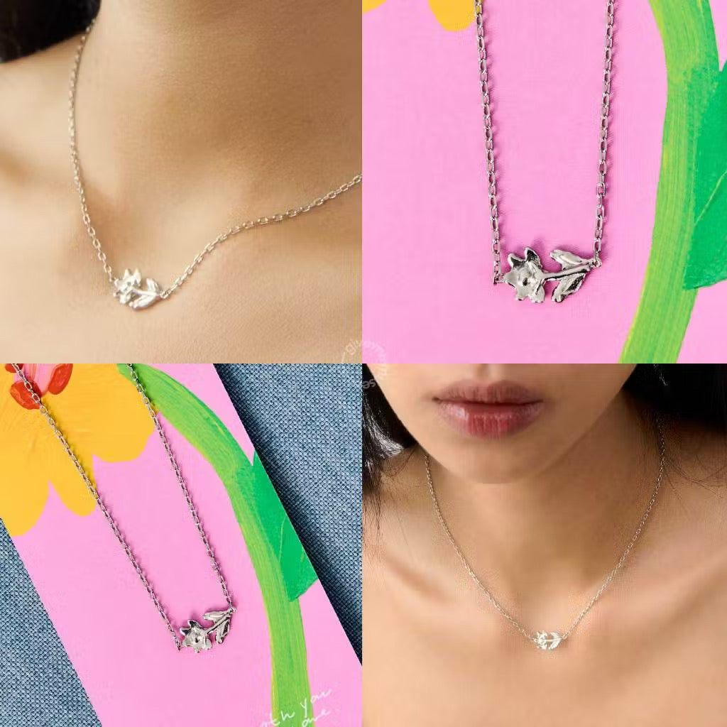 Flower Pendant Necklace