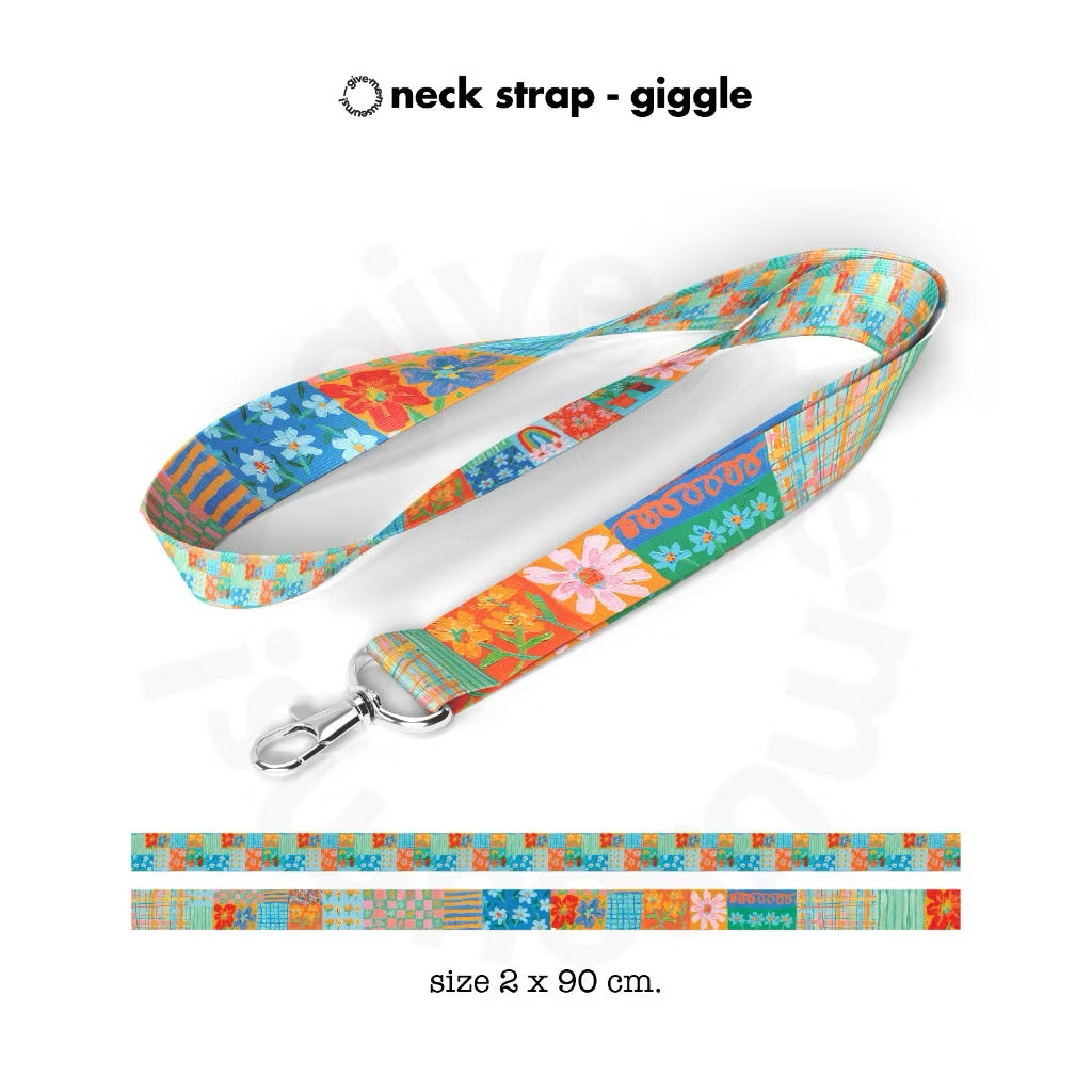 Multi-Purpose Floral Neck Strap