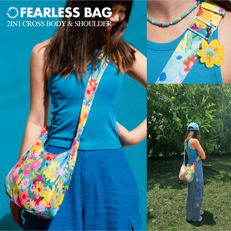 FEARLESS 2IN1 BAG / Crossbody or Shoulder bag