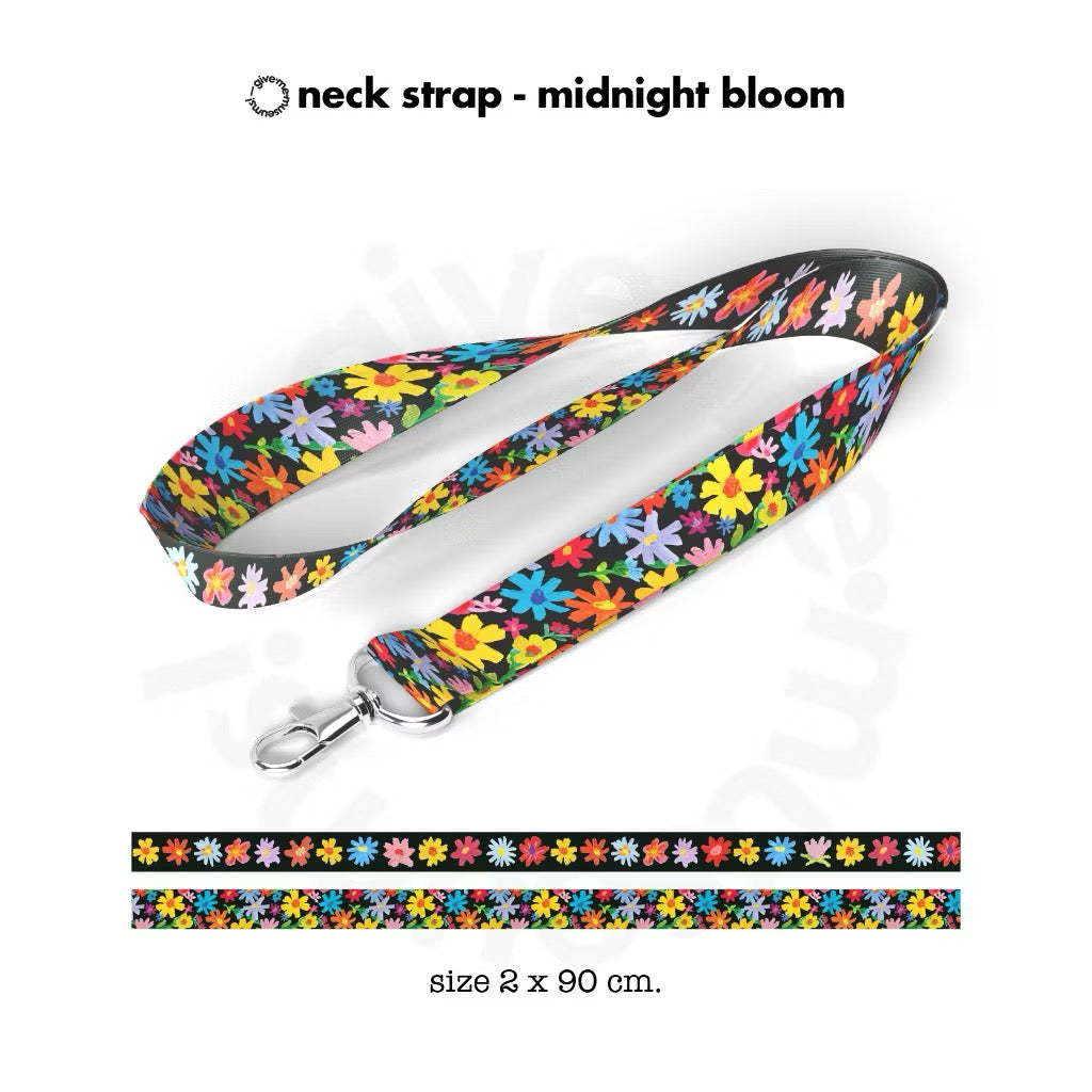Multi-Purpose Floral Neck Strap