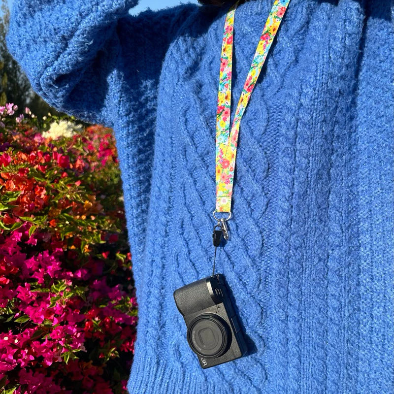 Multi-Purpose Floral Neck Strap