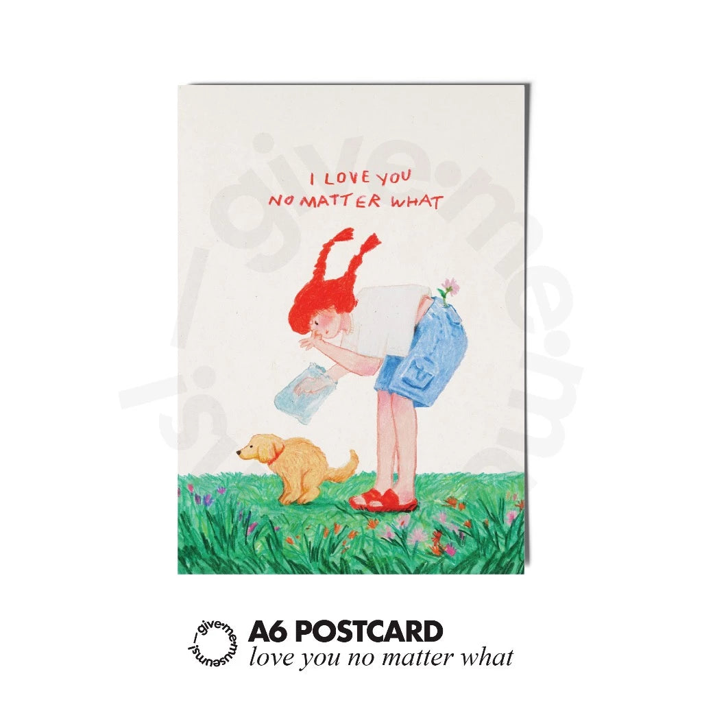 Little Moody Family Postcard