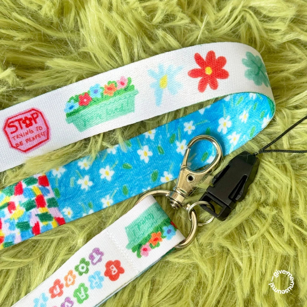 Multi-Purpose Floral Neck Strap
