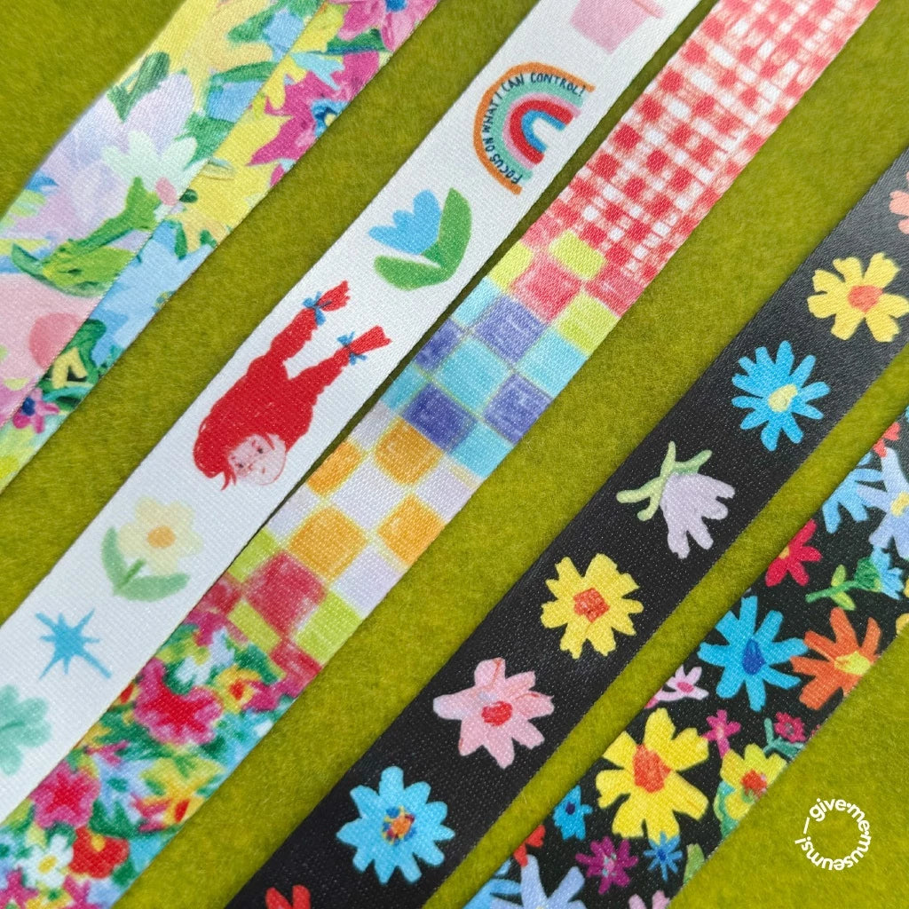 Multi-Purpose Floral Neck Strap