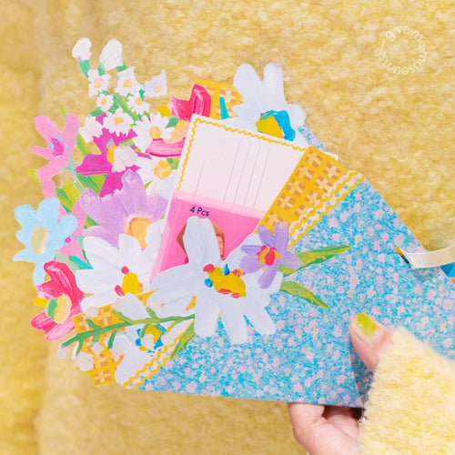 DIE-CUT BOUQUET CARD