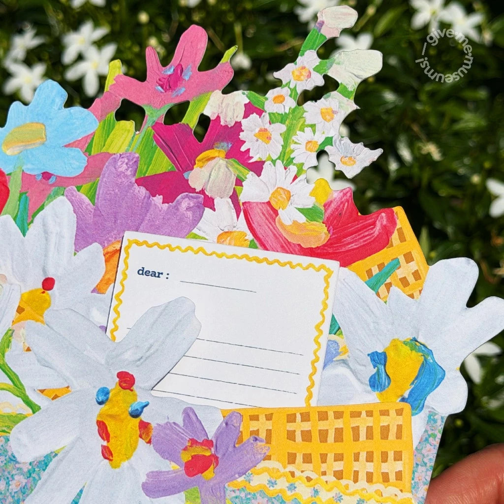 DIE-CUT BOUQUET CARD